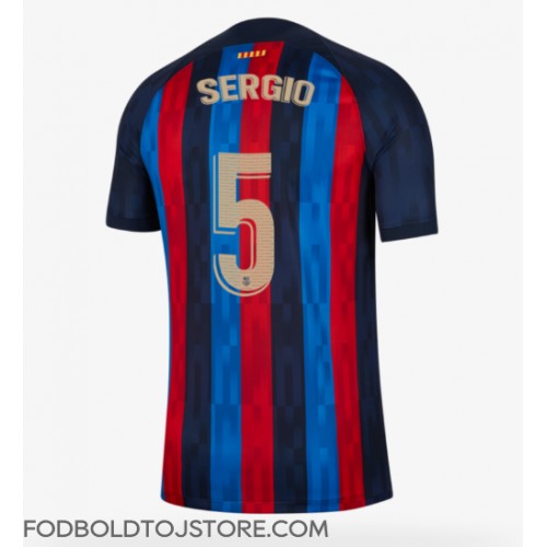 Barcelona Sergio Busquets #5 Hjemmebanetrøje 2022-23 Kortærmet